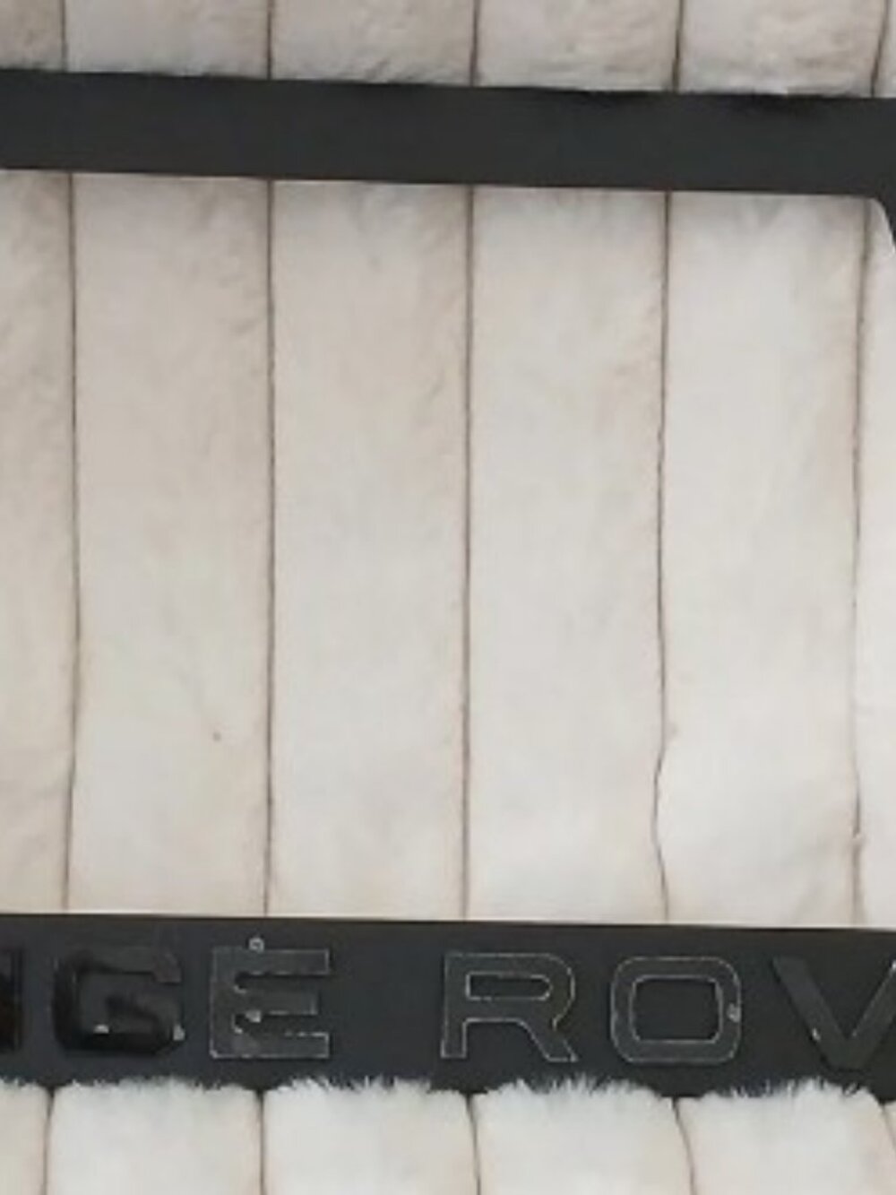 Range Rover License Plate Frame - Picture 2 of 2